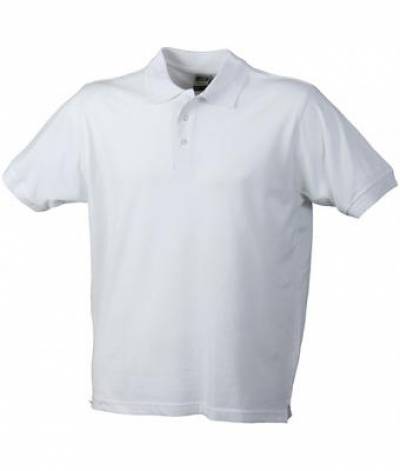 Notarzt Polo-Shirt, Herren, Kurzarm, weiss, mit schwarzer oder roter Beschriftung